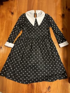 Wednesday Addams Family Dress Up Costume size 13 