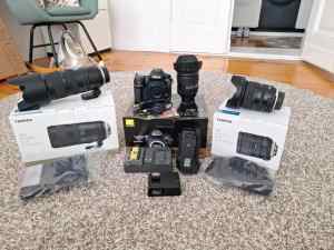 Nikon D850 kit , tamron 70-200mm , tamron 24-70mm