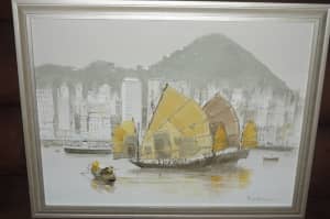 Painting - Hong Kong Harbour