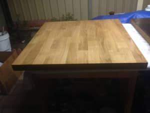 Table tops: moulded timber. Brand new.