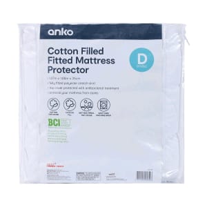 New! Double all cotton mattress protector 