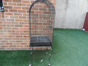 Black Bird Cage and Stand