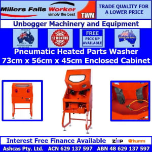 Millers Falls TWM Pneumatic Heated Enclosed Parts Washer