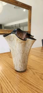 Danube glass vase, beautiful show piece