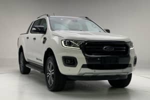 2021 Ford Ranger PX MkIII 2021.25MY Wildtrak Arctic White 10 Speed Sports Automatic