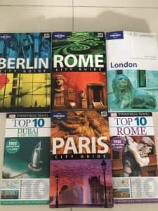 Travel books - lonely planet and DK