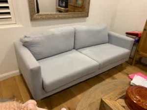 light Blue medium size couch