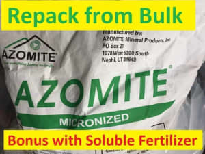 Azomite 50g - 5kg Azomite Organic Trace Mineral Powder Bonus Yates