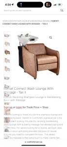 Wash basin / chair