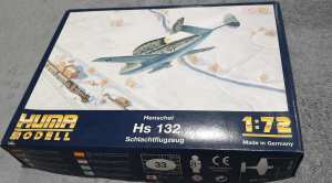 1/72 Huma Model Henschel HS 132 Schlachtflugzeug 1986 with decals