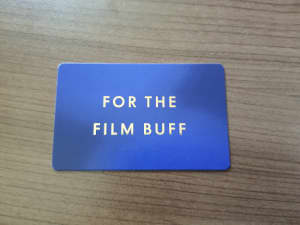 $100 Cinema Gift Card, Movies gift card, for the film buff