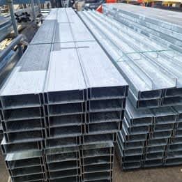 Downgrade 200C purlins 6.100 metre 1.9mm thickness slight water stain 