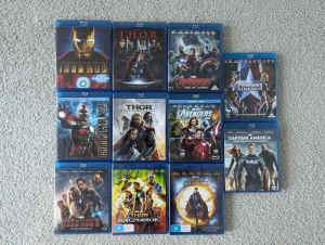 Various Marvel Blu-ray Titles