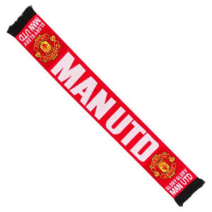 Manchester United glory glory man United scarf