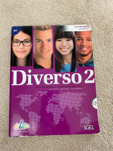 Diverso 2 Spanish Textbook, Some helpful notes inside, good quality