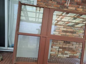 Used Casement Windows - 1 x Dual & 1x Single plus fixed glass panels