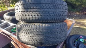 Tyres 265/60x18 Toyo A32.  Pair for