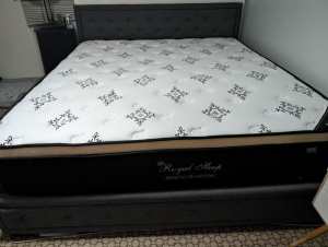 King Size Mattress and Bed Frame 