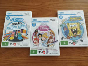 3 games Wii