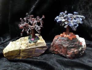 Unique Gemstone Crystal Trees