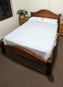 Double Bed frame and Mattress