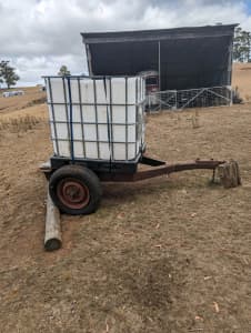 Farm trailer and IBC