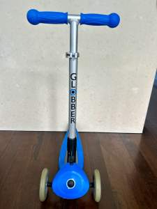 EUC Globber Folding Scooter 3-Wheel Excellent Condition