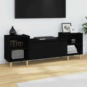 Segundo TV Cabinet Black 160x35x55 cm Engineered Wood...