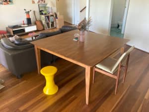 Solid timber dining table - Diamond Creek Furniture, 5ft square