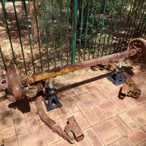 2 Tonne trailer axle and springs 