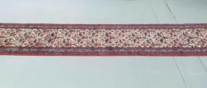 Oversize 6m pure wool handmade Persian Mehraban hall runner rug