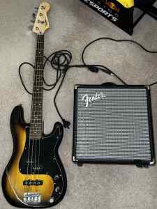 Squier Affinity Series Precision Bass starter pack