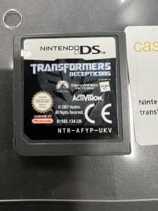 Transformers Nintendo DS
