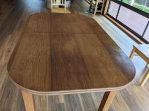 Tasmanian wood kitchen and dining room table 