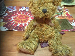 RUSS  BERRIE TEDDY FROM The PAST Cinnamon 20 Cm New 