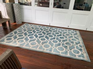 Floor rugs plush contemporary