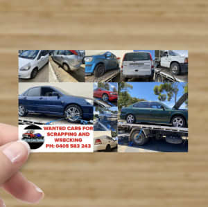 Scrap cars wanted dead or alive