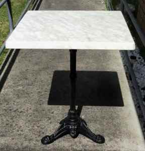 4 fiberglass top tables, heavy duty, h74 x 60 x 60cm, $70 each