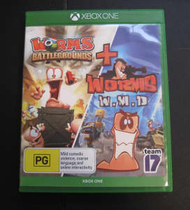 WORMS BATTLEGROUNDS AND WORMS W.M.D - 2 GAMES PACK - XBOX ONE