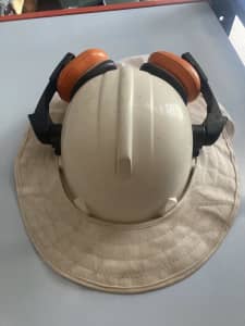 Safety Helmet with earmuffs