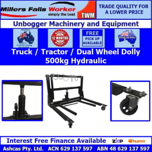 Millers Falls TWM 500kg Truck & Tractor Dual / Single Wheel Dolly