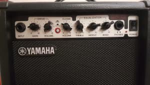 Quest Electric Guitar, Yamaha Amp, Guitar Lead