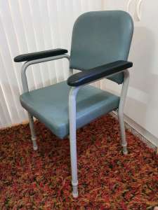 Ansa Day Chair Adjustable 300kg Bariatric Capacity. Slate colour. 