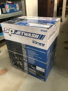 High Pressure Washer, JETWASH, SP250P, Petrol, Brand New in carton