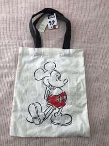 Mickey Mouse Canvas Bag ~Brand New With Tags