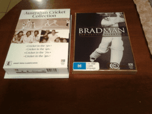 Don Bradman gold collection DVD'S + 6 DVD'S of the 50, 60, 70 and80's 