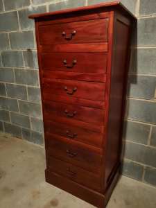 Can deliver TEAK TALLBOY CHEST OF DRAWERS BEDEOOM DRAWS TALL BOY DRESS