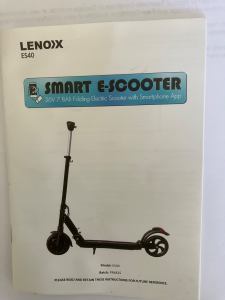 E. Scooter for sale