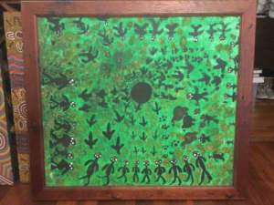 Aboriginal Art By Joyce Nyurapayia McLean, Papulankutja Artist