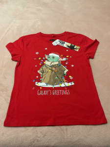 Small ladies brand new jay jays Star Wars “the child” Christmas top